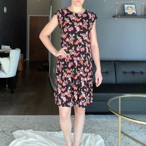 LOFT Floral Dress - Super Comfy